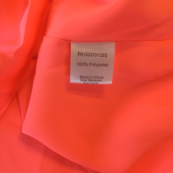 PARKER NEW YORK ORANGE PINK SLEEVELESS SHIFT DRESS SMALL - Picture 12 of 14